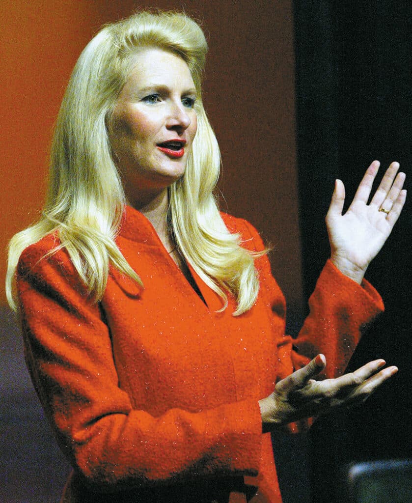 Snowden McFall keynote speaking at convention