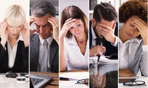 Stressed out business leaders